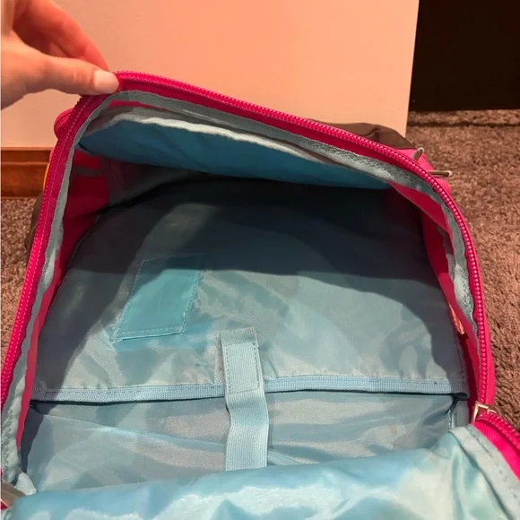 Vibrant Pink and Orange Embark Backpack - Picture 4 of 8